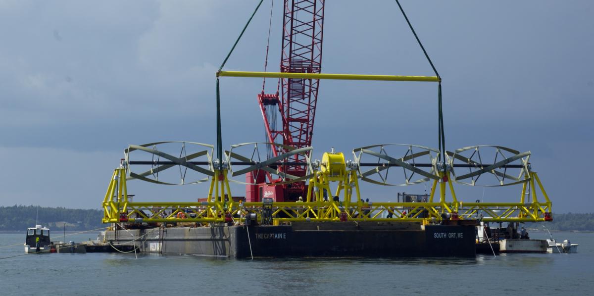 ORPC TidGen Cross Flow Tidal Turbine