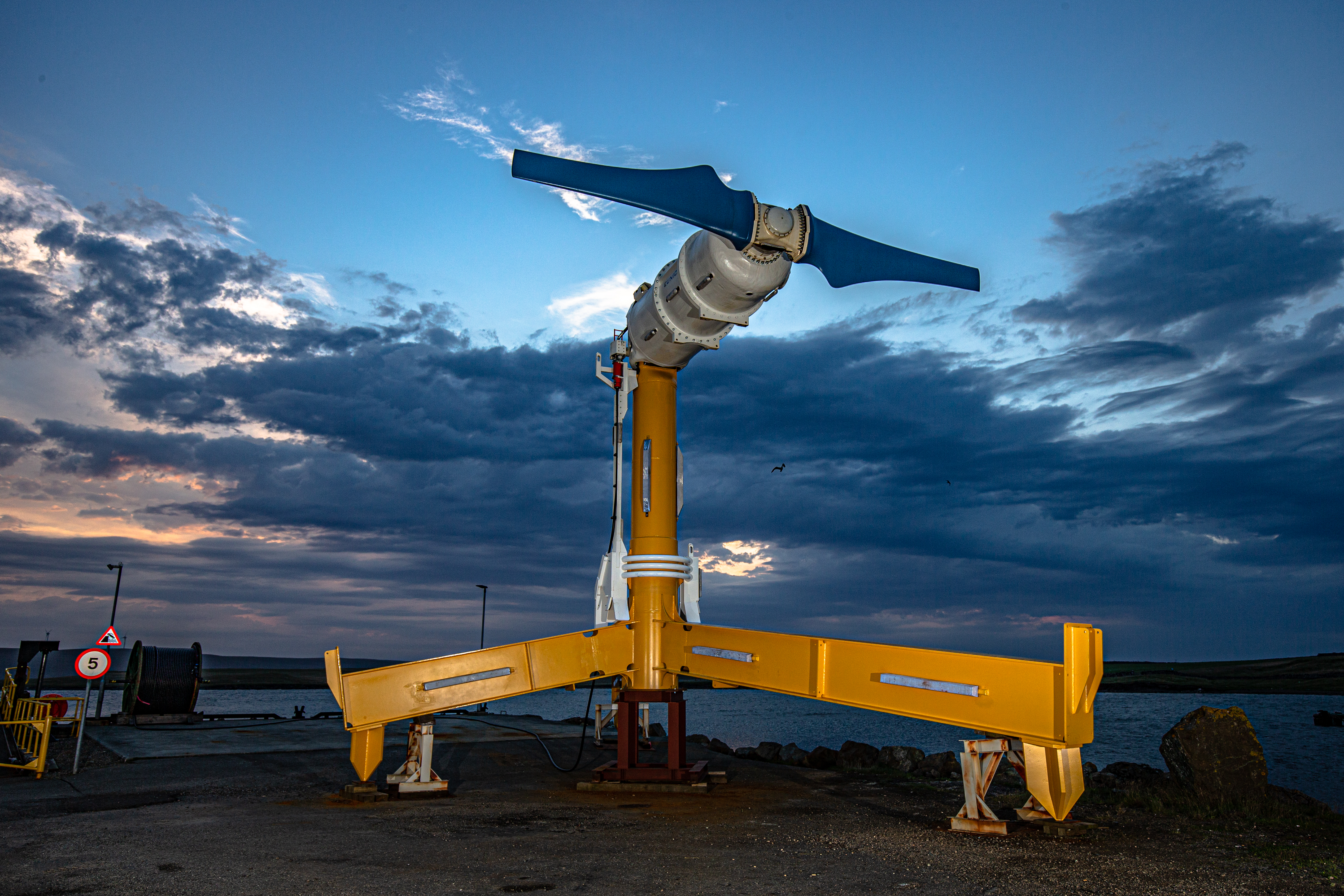 Nova Innovation M100 D Tidal Turbine (Photo Credit: Nova Innovation)