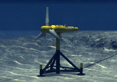 Alstom’s tidal turbine