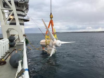 Deployment Testing for Andritz Hydro Hammerfest's HS1500 Turbine.