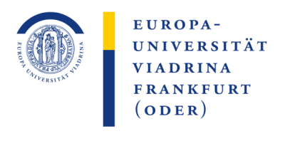 University logo with "Europa-Universitat Viadrina Frankfurt (Oder)"