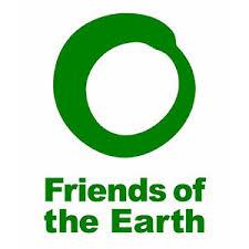 Green circle with Friends of the Earth written underneath