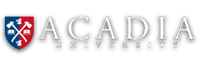 Acadia University logo